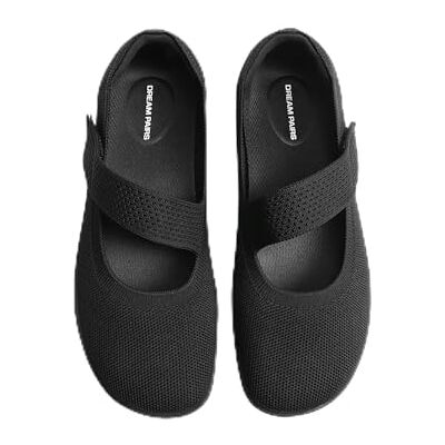 DREAM PAIRS Ballerines Femme Mary Jane Confortables Maille Respirante Lavable en Machine, Soutien Voûte Plantaire Chaussures Plates Bout Large, Travail Bureau Marche Voyage Été,Size 36.5,Noir - Publicité DREAM PAIRS Ballerines Femme Mary Jane Confortables Maille Respirante Lavable en Machine, Soutien Voûte Plantaire Chaussures Plates Bout Large, Travail Bureau Marche Voyage Été,Size 36.5,Noir - Publicité