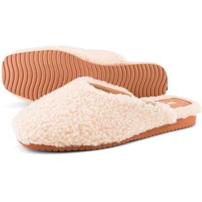 flip*flop Chaussons fina pour femme en peluche, beige, 39 EU - Publicité flip*flop Chaussons fina pour femme en peluche, beige, 39 EU - Publicité