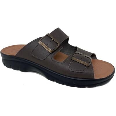 Fly Flot Homme Ciabatte Uomo Microfibra Elastica Con Strappo Regolabile, Sottopiede Imbottito Antishock in Pelle Mule, Marron foncé de Marron, 41 EU - Publicité Fly Flot Homme Ciabatte Uomo Microfibra Elastica Con Strappo Regolabile, Sottopiede Imbottito Antishock in Pelle Mule, Marron foncé de Marron, 41 EU - Publicité
