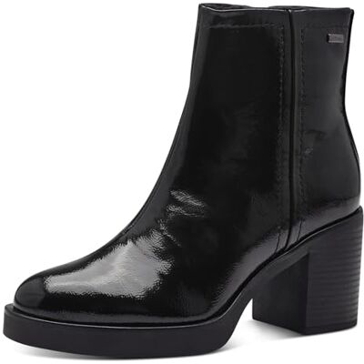 s.Oliver Bottines à Talon pour Femme , Noir breveté, 36 EU - Publicité s.Oliver Bottines à Talon pour Femme , Noir breveté, 36 EU - Publicité