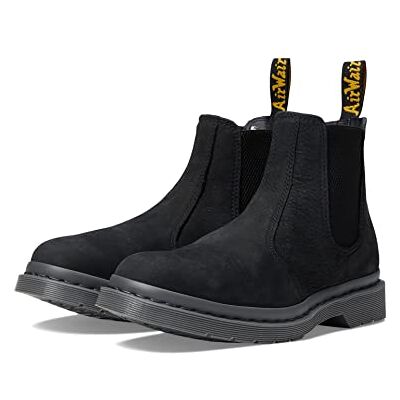 DR. MARTENS Chelsea Boot Amphibians Unisex Black Milled Nubuck Wp EU 42 - Publicité DR. MARTENS Chelsea Boot Amphibians Unisex Black Milled Nubuck Wp EU 42 - Publicité