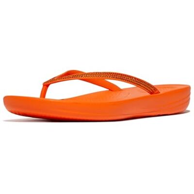 Fitflop Iqushion Sparkle Tongs pour femme Beige pierre, Orange, 38 EU - Publicité Fitflop Iqushion Sparkle Tongs pour femme Beige pierre, Orange, 38 EU - Publicité