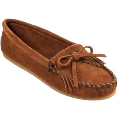 Minnetonka Kilty Suede MOC Mocassins Femme, Marron (Dusty Brown), 41 - Publicité Minnetonka Kilty Suede MOC Mocassins Femme, Marron (Dusty Brown), 41 - Publicité