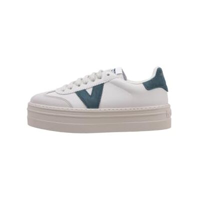 Victoria Femme Barcelona CICLISTA EFECTO Piel & Serraje Sneaker, Gris, 42 EU - Publicité Victoria Femme Barcelona CICLISTA EFECTO Piel & Serraje Sneaker, Gris, 42 EU - Publicité