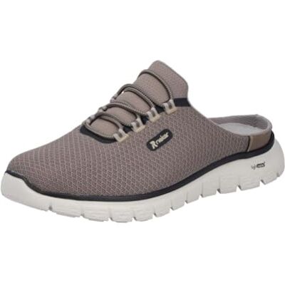 Rieker Sabots B6681 pour Homme, Beige, 45 EU - Publicité Rieker Sabots B6681 pour Homme, Beige, 45 EU - Publicité