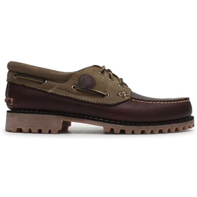 Timberland Homme Authentic Boat Full Grain Leather Burgundy Chaussures 44 EU - Publicité Timberland Homme Authentic Boat Full Grain Leather Burgundy Chaussures 44 EU - Publicité