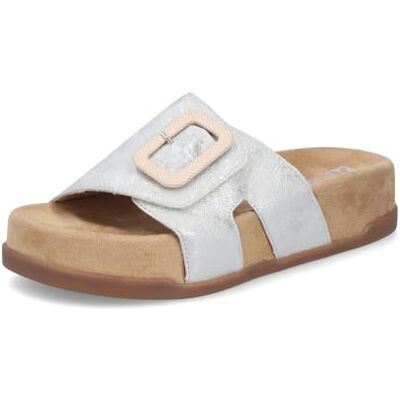 Rieker Mules Femmes V4053, Pointure:38 EU, La Couleur:Argent - Publicité Rieker Mules Femmes V4053, Pointure:38 EU, La Couleur:Argent - Publicité