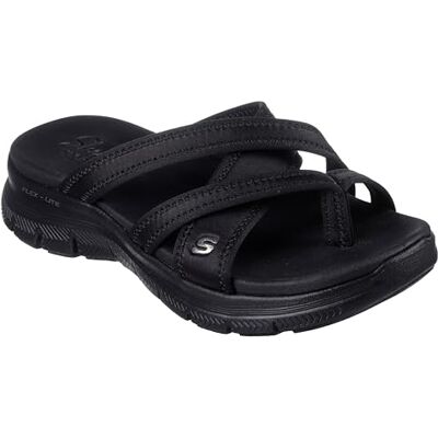 Skechers Flex Appeal 4.0 Startup 3.0 Sandales de sport pour femme, noir/noir, 35 EU - Publicité Skechers Flex Appeal 4.0 Startup 3.0 Sandales de sport pour femme, noir/noir, 35 EU - Publicité
