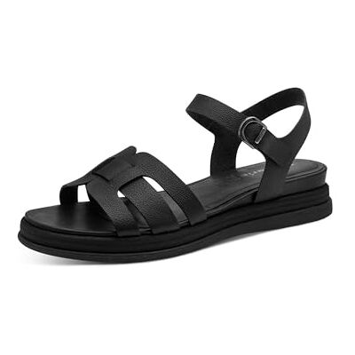 Tamaris sandale femme à talon compensé noir 39 EU - Publicité Tamaris sandale femme à talon compensé noir 39 EU - Publicité