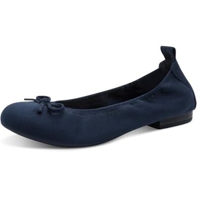 MARCO TOZZI Ballerines Femme Semelle intérieure Feel Me Souple Doublure Douce Vegan Moderne, Bleu (Navy), 39 EU - Publicité MARCO TOZZI Ballerines Femme Semelle intérieure Feel Me Souple Doublure Douce Vegan Moderne, Bleu (Navy), 39 EU - Publicité