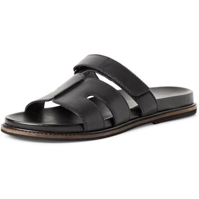 Marco Tozzi Sandale Femme Semelle de Confort Cuir Intemporelle, Noir (Black UNI), 37 EU - Publicité Marco Tozzi Sandale Femme Semelle de Confort Cuir Intemporelle, Noir (Black UNI), 37 EU - Publicité