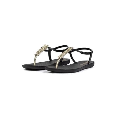 Ipanema CLASS MODERN CRAFT SANDAL FEM Sandales pour femme Avec ornement en métal Taille réglable, Black Gold., 40 EU - Publicité Ipanema CLASS MODERN CRAFT SANDAL FEM Sandales pour femme Avec ornement en métal Taille réglable, Black Gold., 40 EU - Publicité