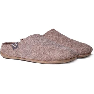 TONI PONS Chausson de maison femme en feutre recyclé Taupe, 37 EU - Publicité TONI PONS Chausson de maison femme en feutre recyclé Taupe, 37 EU - Publicité