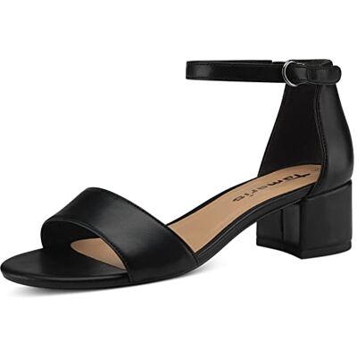 Tamaris Femme Sandale, Noir Mat, 36 EU - Publicité Tamaris Femme Sandale, Noir Mat, 36 EU - Publicité