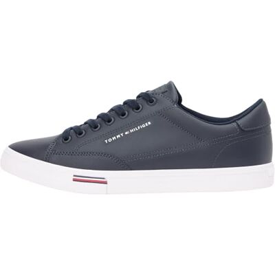 Tommy Hilfiger Vulc Core RWB Long Lace LTH FM0FM05814 Low Top, Bleu (Desert Sky), 45 - Publicité Tommy Hilfiger Vulc Core RWB Long Lace LTH FM0FM05814 Low Top, Bleu (Desert Sky), 45 - Publicité