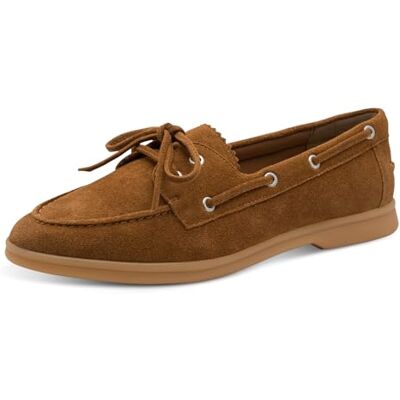 MARCO TOZZI Mocassins femme semelle Feel Me souple Cuir doublure douce Élégant, marron (COGNAC), 36 EU - Publicité MARCO TOZZI Mocassins femme semelle Feel Me souple Cuir doublure douce Élégant, marron (COGNAC), 36 EU - Publicité