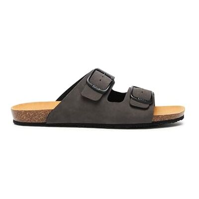 Scholl Didier, Sandali Uomo, 2 cinturini, Grigio, 45 EU - Publicité Scholl Didier, Sandali Uomo, 2 cinturini, Grigio, 45 EU - Publicité