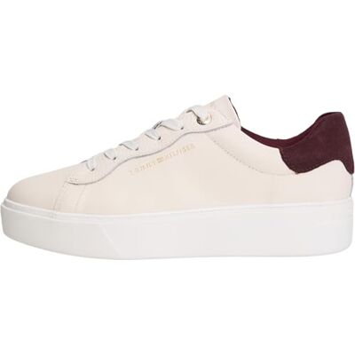 Tommy Hilfiger Chic Platform Cupsole Sneaker Chaussures Basses pour Femme Beige Soft Cream Marzemino Pointure 36, Beige (Soft Cream Marzemino), 36 EU - Publicité Tommy Hilfiger Chic Platform Cupsole Sneaker Chaussures Basses pour Femme Beige Soft Cream Marzemino Pointure 36, Beige (Soft Cream Marzemino), 36 EU - Publicité