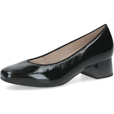 CAPRICE Comfort Escarpins Femme en Cuir Largeur H, Noir (Black Snake), 38 EU - Publicité CAPRICE Comfort Escarpins Femme en Cuir Largeur H, Noir (Black Snake), 38 EU - Publicité