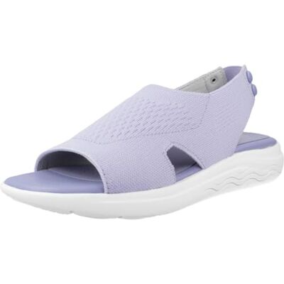 Geox Femme D Spherica Ec5 Sandales, Lt Violet, 38 EU - Publicité Geox Femme D Spherica Ec5 Sandales, Lt Violet, 38 EU - Publicité