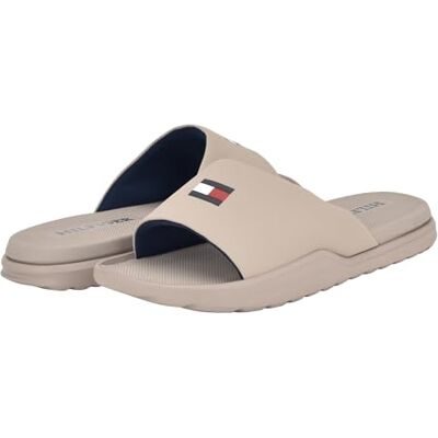 Tommy Hilfiger Sandales Marmo Slide pour homme, Taupe 240, 43 EU - Publicité Tommy Hilfiger Sandales Marmo Slide pour homme, Taupe 240, 43 EU - Publicité