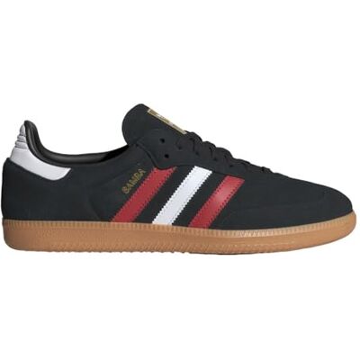 Adidas Samba OG Mens Suede Series, Core Black/Better Scarlet/Gum, 9 - Publicité Adidas Samba OG Mens Suede Series, Core Black/Better Scarlet/Gum, 9 - Publicité