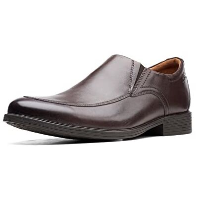 Clarks Homme Whiddon Step Mocassin, Cuir Brun foncé, 46 EU - Publicité Clarks Homme Whiddon Step Mocassin, Cuir Brun foncé, 46 EU - Publicité