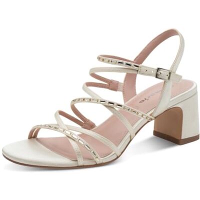 Tamaris sandale femme à talon aiguille blanc 41 EU - Publicité Tamaris sandale femme à talon aiguille blanc 41 EU - Publicité
