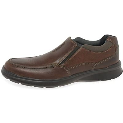 Clarks Homme Cotrell Free Ploché Boty Loafer, Cuir De Tabac, 44.5 EU - Publicité Clarks Homme Cotrell Free Ploché Boty Loafer, Cuir De Tabac, 44.5 EU - Publicité