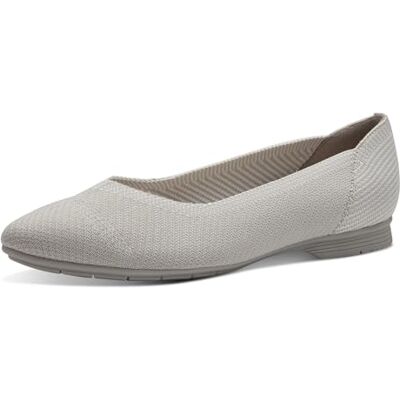 Jana Ballerines Femme Pointues Vegan, Lt Grey, 38 EU - Publicité Jana Ballerines Femme Pointues Vegan, Lt Grey, 38 EU - Publicité
