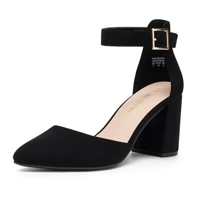 DREAM PAIRS Escarpins Femme Petit Talon Bout Pointu, Chaussures à Talon Confort Chic pour Mariage, Bureau ou Soirée – Talon 7,5 cm,Size 39,Noir-Nubuck,SDPU2430W - Publicité DREAM PAIRS Escarpins Femme Petit Talon Bout Pointu, Chaussures à Talon Confort Chic pour Mariage, Bureau ou Soirée – Talon 7,5 cm,Size 39,Noir-Nubuck,SDPU2430W - Publicité