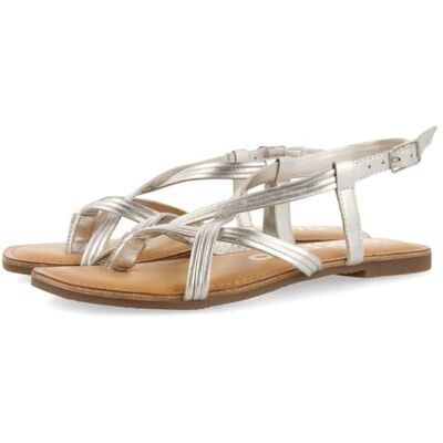 GIOSEPPO FUNARE, Sandale pour femme, argent, 40 EU, argent métallique, 40 EU - Publicité GIOSEPPO FUNARE, Sandale pour femme, argent, 40 EU, argent métallique, 40 EU - Publicité