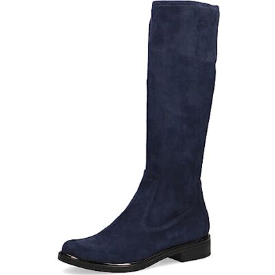 CAPRICE Bottes hautes femme sans talon Hauteur genou Vegan, Bleu (Ocean Stretch), 41 EU - Publicité CAPRICE Bottes hautes femme sans talon Hauteur genou Vegan, Bleu (Ocean Stretch), 41 EU - Publicité
