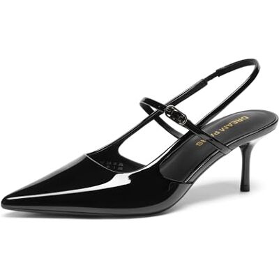 DREAM PAIRS Chaussures Mary Jane pour femme avec bride arrière et bout fermé pointu Chaussures de fête décontractées et confortables - Publicité DREAM PAIRS Chaussures Mary Jane pour femme avec bride arrière et bout fermé pointu Chaussures de fête décontractées et confortables - Publicité