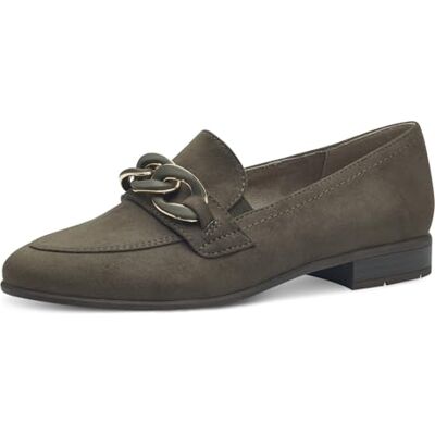 Jana Mocassins Femme à Talon Bloc Vegan, Olive, 42 EU - Publicité Jana Mocassins Femme à Talon Bloc Vegan, Olive, 42 EU - Publicité