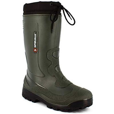 Spirale John, Botte de pluie mixte adulte, Verde Oliva, 36 EU - Publicité Spirale John, Botte de pluie mixte adulte, Verde Oliva, 36 EU - Publicité