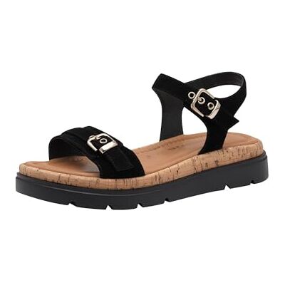 Tamaris Femme Damen Sandale cale, Noir, 38 EU - Publicité Tamaris Femme Damen Sandale cale, Noir, 38 EU - Publicité