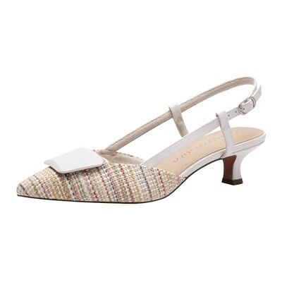 MARCO TOZZI Femme Escarpins Semelle intérieure Feel Me Souple Doublure Souple végane Pointu, Blanc (White Multi), 36 EU - Publicité MARCO TOZZI Femme Escarpins Semelle intérieure Feel Me Souple Doublure Souple végane Pointu, Blanc (White Multi), 36 EU - Publicité