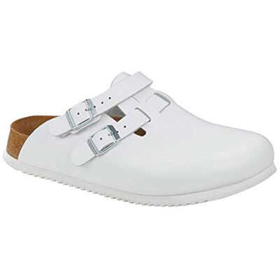 Birkenstock Kay Supergrip Professional Blanc Sabots - Publicité Birkenstock Kay Supergrip Professional Blanc Sabots - Publicité