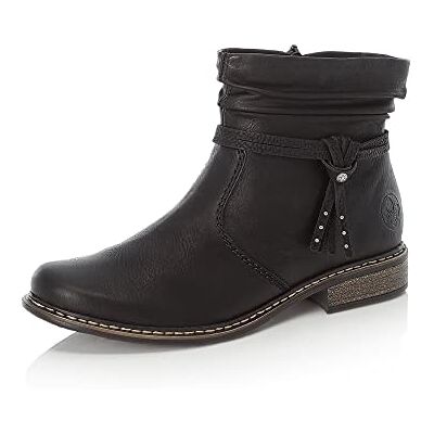 Rieker Femme Bottines Z4953, Dame Bottines,Bottes,Demi-Bottes,Bottillon,Plat,Noir (Schwarz / 00),42 EU / 8 UK - Publicité Rieker Femme Bottines Z4953, Dame Bottines,Bottes,Demi-Bottes,Bottillon,Plat,Noir (Schwarz / 00),42 EU / 8 UK - Publicité