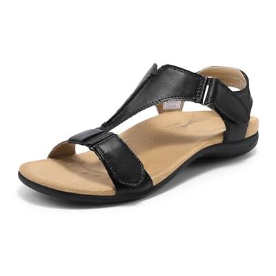 DREAM PAIRS Sandales Plates pour Femmes Confortables Sandale d’été Pratiques et Elégantes,Size 38.5,Noir,DWUMFS2508 - Publicité DREAM PAIRS Sandales Plates pour Femmes Confortables Sandale d’été Pratiques et Elégantes,Size 38.5,Noir,DWUMFS2508 - Publicité