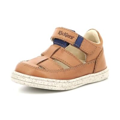 Kickers Tractus, Sandales Mixte, Camel, 19 - Publicité Kickers Tractus, Sandales Mixte, Camel, 19 - Publicité