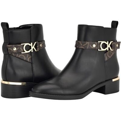 Calvin Klein Femme Dhara Bottine, Noir, 39 EU - Publicité Calvin Klein Femme Dhara Bottine, Noir, 39 EU - Publicité