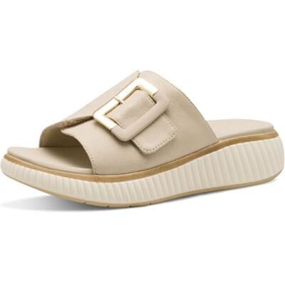 Jana mules femme avec boucle vegan, Beige, 36 EU - Publicité Jana mules femme avec boucle vegan, Beige, 36 EU - Publicité