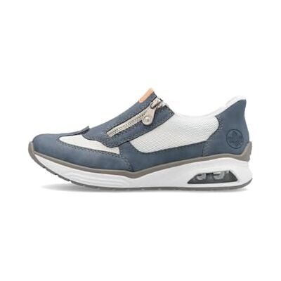 Rieker Femme M5666 Mocassin, Bleu, 39 EU - Publicité Rieker Femme M5666 Mocassin, Bleu, 39 EU - Publicité