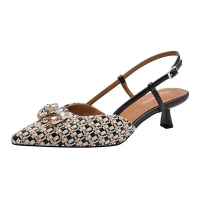 Tamaris Escarpin à bride arrière pour femme à talon aiguille noir 40 EU - Publicité Tamaris Escarpin à bride arrière pour femme à talon aiguille noir 40 EU - Publicité