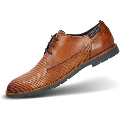 Bugatti 311-ARM01 Chaussures Basses à Lacets pour Homme, 41 EU, Cognac, 41 EU - Publicité Bugatti 311-ARM01 Chaussures Basses à Lacets pour Homme, 41 EU, Cognac, 41 EU - Publicité