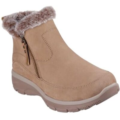 Skechers Bottines Easy Going Cool Zip pour femme, beige, 36 EU - Publicité Skechers Bottines Easy Going Cool Zip pour femme, beige, 36 EU - Publicité