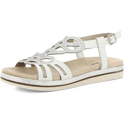 inblu Femme Sandali Donna Con Cinturino Regolabile E Brillantini, Morbido Plantare in Tessuto Imbottito Sandale, Blanc, 38 EU - Publicité inblu Femme Sandali Donna Con Cinturino Regolabile E Brillantini, Morbido Plantare in Tessuto Imbottito Sandale, Blanc, 38 EU - Publicité