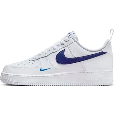 Nike Air Force 1 '07 Homme White/Deep Royal Blue-LT Photo Blue EU 45 - Publicité Nike Air Force 1 '07 Homme White/Deep Royal Blue-LT Photo Blue EU 45 - Publicité